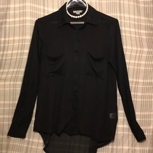 Black sheer top